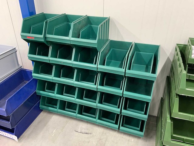 George utz / manutan / etc. kunststof magazijnbak (98x) - afbeelding 7 van  8