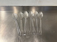 Geperforeerde kunststof opscheplepel (15x) - afbeelding 1 van  1