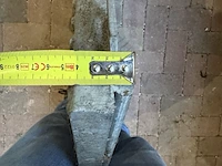Geperforeerde metalen oprijplaat / laadbrug, geel/grijs, geperforeerd | met bevestigingspunten - afbeelding 5 van  5