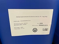 Geraffineerde zoete amandel olie 28kg