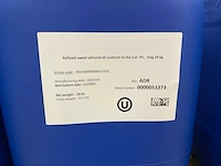 Geraffineerde zoete amandel olie 28kg