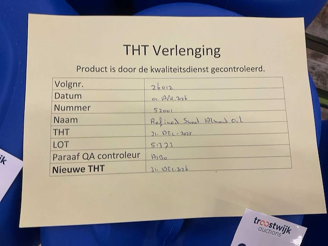 Geraffineerde zoete amandel olie 28kg - afbeelding 2 van  3