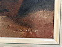 Gerard dalman - 'zonnebloemen op vaas' - afbeelding 5 van  6