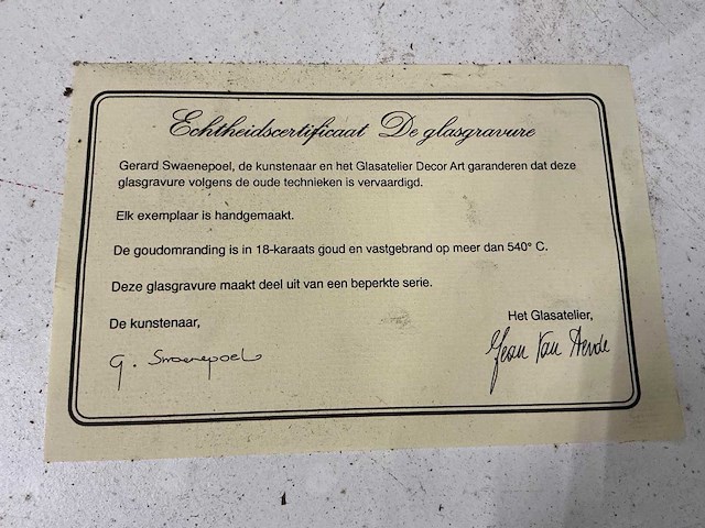 Gerard sweanepoel wanddecoratie/schilderij (2x) - afbeelding 3 van  5