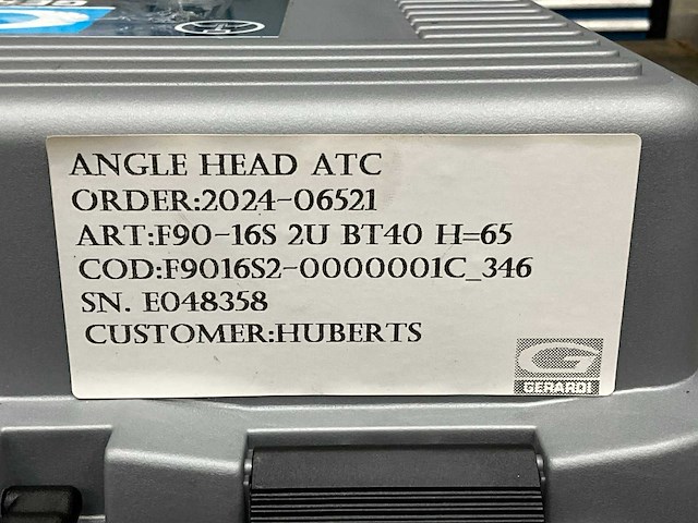 Gerardi f90-16s.2p atc spindel - afbeelding 6 van  6