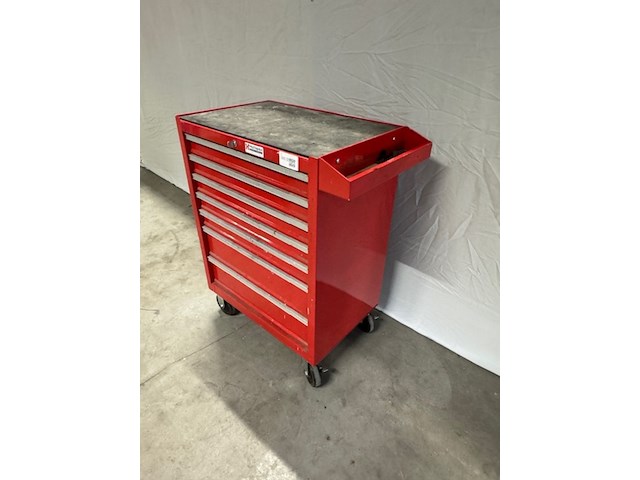 Gereedschap kar, rood, met gereedschap - afbeelding 7 van  14