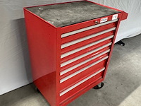 Gereedschap kar, rood, met gereedschap - afbeelding 8 van  14