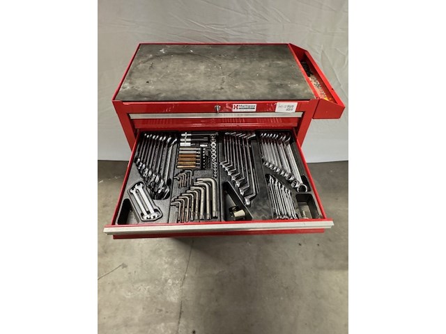 Gereedschap kar, rood, met gereedschap - afbeelding 10 van  14