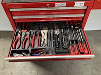 Gereedschap kar, rood, met gereedschap - afbeelding 11 van  14