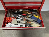 Gereedschap kar, rood, met gereedschap - afbeelding 12 van  14