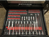 Gereedschap kar , stahlbar, deutschland 7/7 zw/rvs, zwart, 2025 - afbeelding 3 van  8