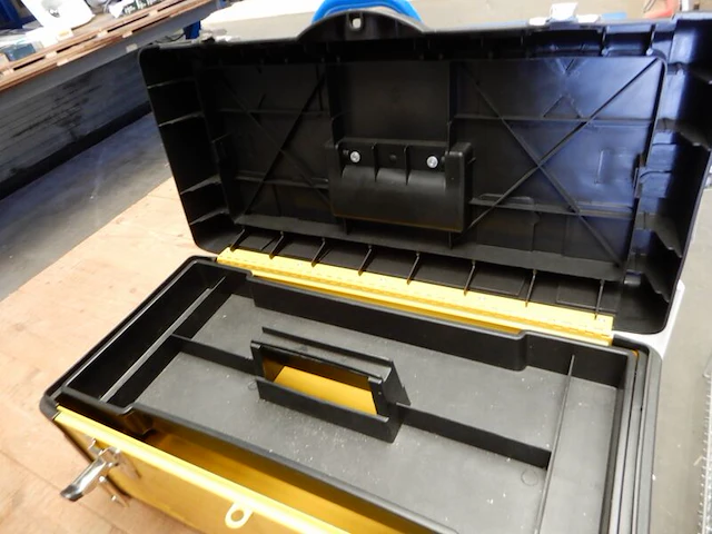 Gereedschap koffer, zwart/geel - afbeelding 3 van  4