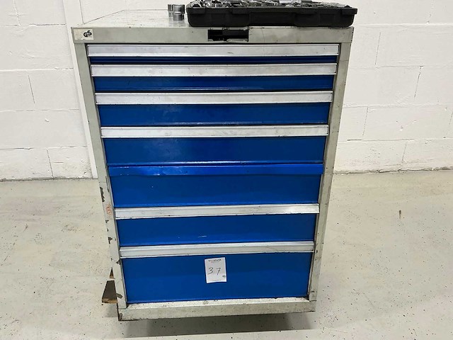 Gereedschap lade kast met inhoud - afbeelding 1 van  9