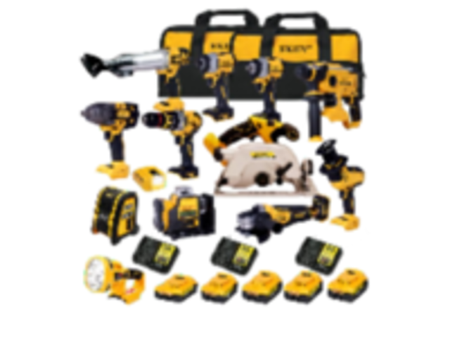 Gereedschap set 13-delig, dw2113, geel - afbeelding 1 van  1