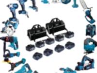 Gereedschap set 19-delig, blauw - afbeelding 1 van  4