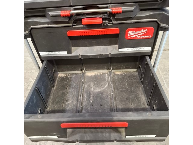 Gereedschap trolley, milwaukee, packout - afbeelding 8 van  10