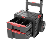 Gereedschap-trolley qbrick pro , cart 2.0 plus drawer 2 - afbeelding 1 van  4