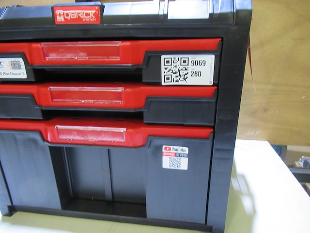 Gereedschap-trolley qbrick pro, cart 2.0 plus drawer 3 - afbeelding 2 van  2
