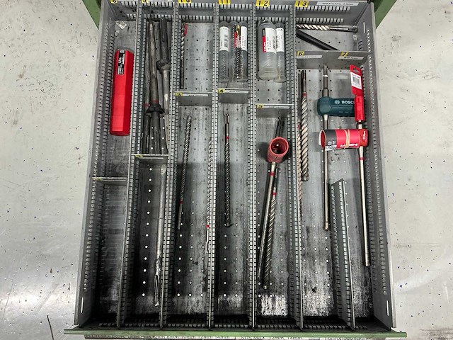 Gereedschapladen kast met inhoud - afbeelding 3 van  12