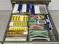 Gereedschapladen kast met inhoud - afbeelding 6 van  12