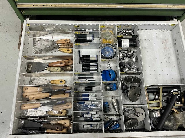 Gereedschapladen kast met inhoud - afbeelding 9 van  10