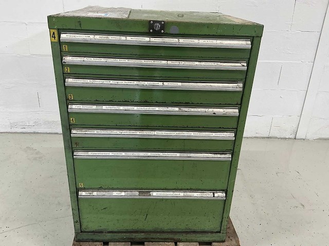 Gereedschapladen kast met inhoud - afbeelding 1 van  8
