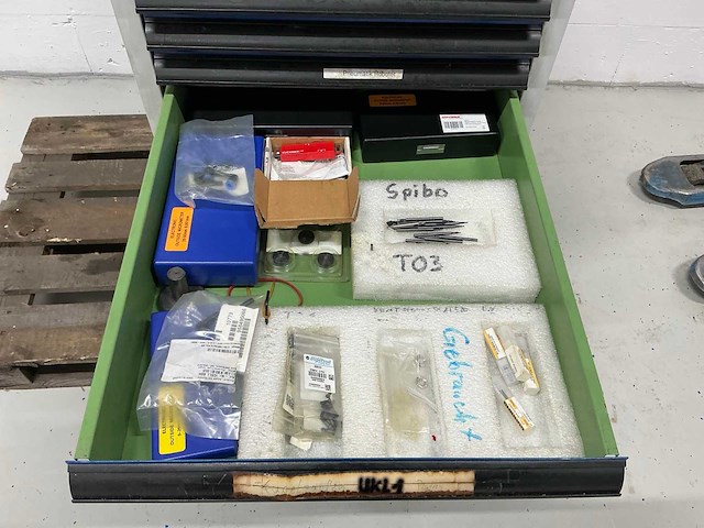 Gereedschapladenkast met 10 lade en inhoud - afbeelding 2 van  13