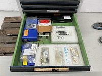 Gereedschapladenkast met 10 lade en inhoud - afbeelding 2 van  13