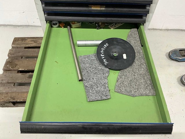 Gereedschapladenkast met 10 lade en inhoud - afbeelding 12 van  13