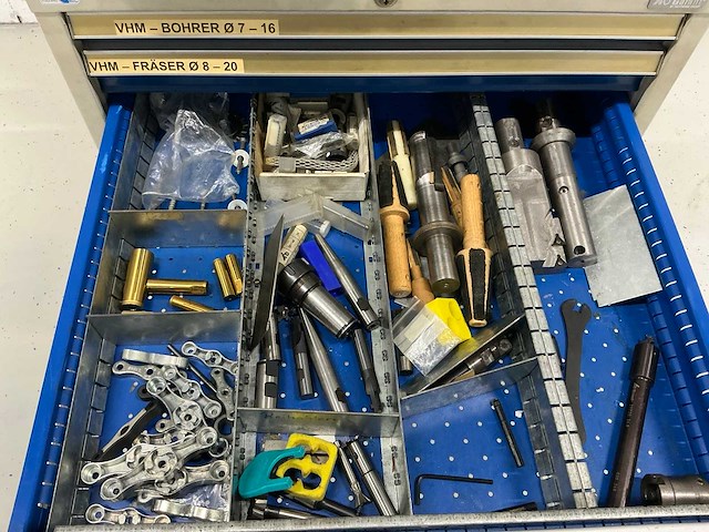 Gereedschapladenkast met 7 lade en inhoud - afbeelding 5 van  9