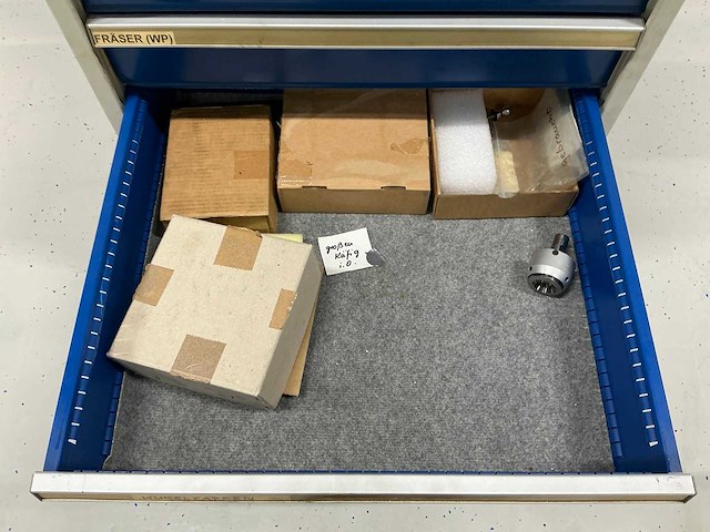 Gereedschapladenkast met 7 lade en inhoud - afbeelding 7 van  9