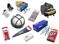 Gereedschappen en partijgoederen wegens bedrijfsbeëindiging