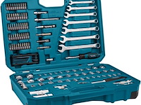 Gereedschaps koffer 120 delig, makita, e-06616, blauw