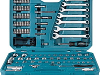 Gereedschaps koffer 120 delig, makita, e-06616, blauw - afbeelding 2 van  5