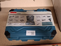 Gereedschaps koffer 120 delig, makita, e-06616, blauw - afbeelding 5 van  5