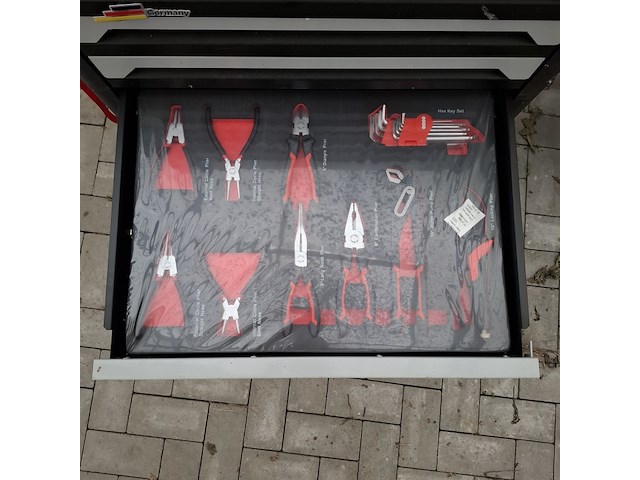 Gereedschapskar met inhoud, airforce jet - afbeelding 6 van  27