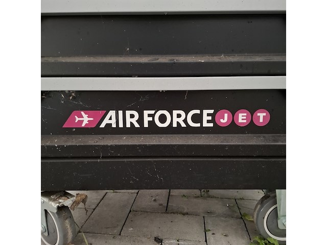 Gereedschapskar met inhoud, airforce jet - afbeelding 17 van  27