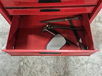 Gereedschapskar met inhoud en zuignappen, o.a tengtools - afbeelding 4 van  16