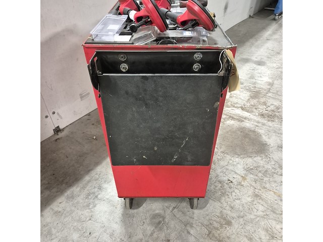 Gereedschapskar met inhoud en zuignappen, o.a tengtools - afbeelding 7 van  16