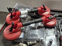 Gereedschapskar met inhoud en zuignappen, o.a tengtools - afbeelding 12 van  16