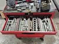 Gereedschapskar met inhoud en zuignappen, o.a tengtools - afbeelding 14 van  16