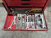 Gereedschapskar met inhoud en zuignappen, o.a tengtools - afbeelding 16 van  16