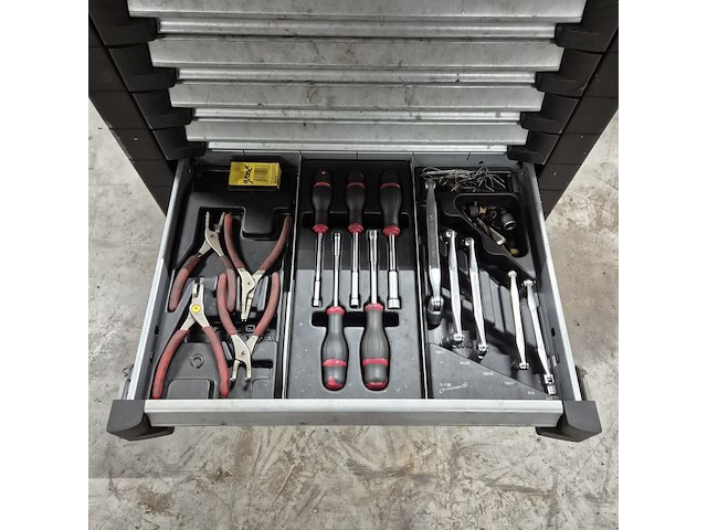 Gereedschapskar met inhoud, facom, 100 - afbeelding 2 van  12