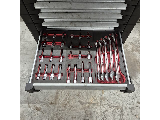 Gereedschapskar met inhoud, facom, 100 - afbeelding 12 van  12