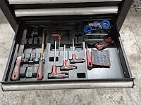 Gereedschapskar met inhoud, kastor - afbeelding 3 van  14