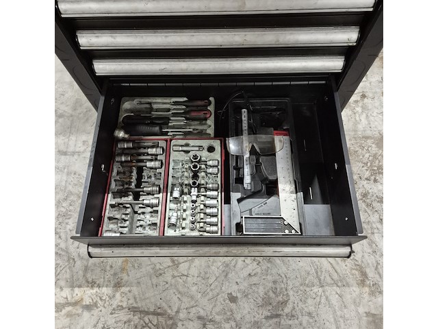 Gereedschapskar met inhoud, kastor - afbeelding 5 van  14