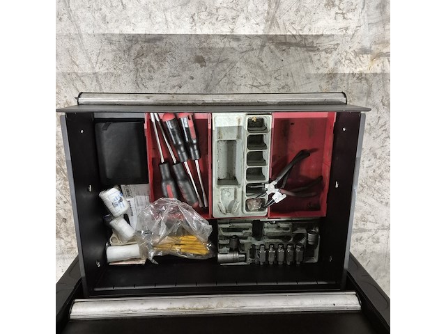 Gereedschapskar met inhoud, kastor - afbeelding 6 van  14