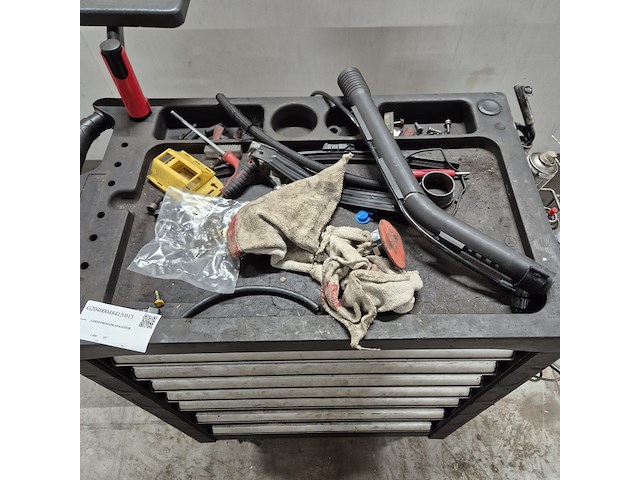 Gereedschapskar met inhoud, kastor - afbeelding 12 van  14