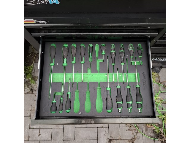 Gereedschapskar met inhoud, stahlwerk, sw14 - afbeelding 6 van  40