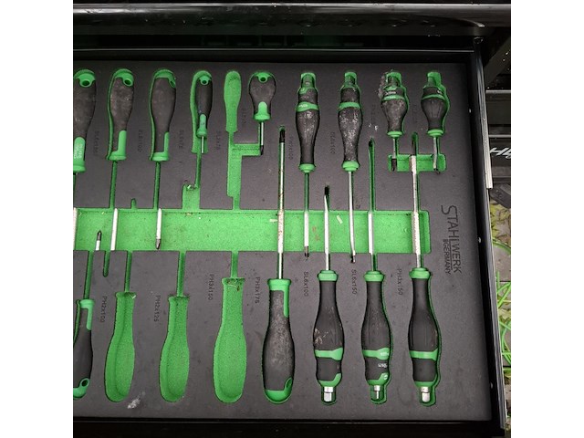 Gereedschapskar met inhoud, stahlwerk, sw14 - afbeelding 8 van  40